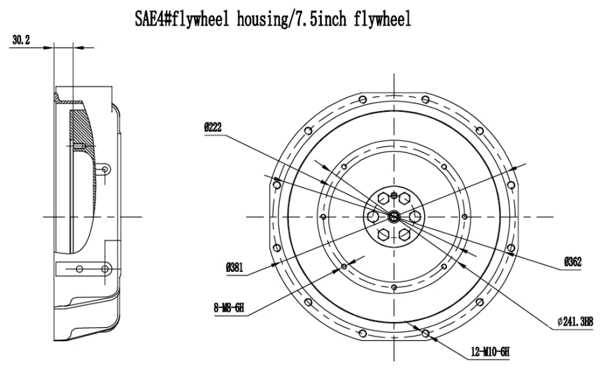 Дизельный двигатель Raywin 3М16 ( 24 кВт / 32.6 лс )