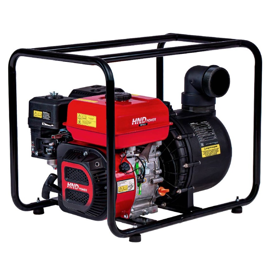 Мотопомпа бензиновая HND WP 30 JL фото 1