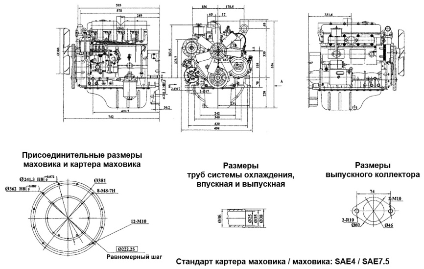 Двигатель дизельный YangDong YD480D ( 14 кВт / 16 л.с. / 1500 об.мин. )  фото 6