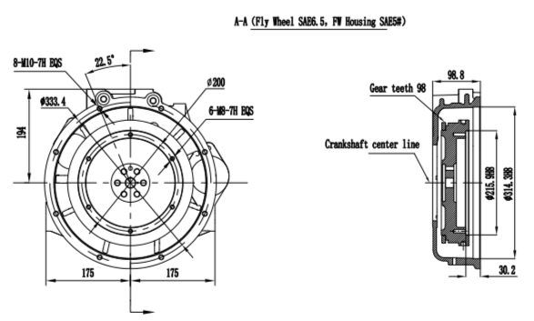Дизельный двигатель Raywin 3C11 ( 18.5 кВт / 25.1 лс )