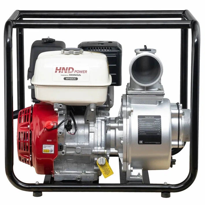 Мотопомпа бензиновая HND WP 40 X3C фото 1